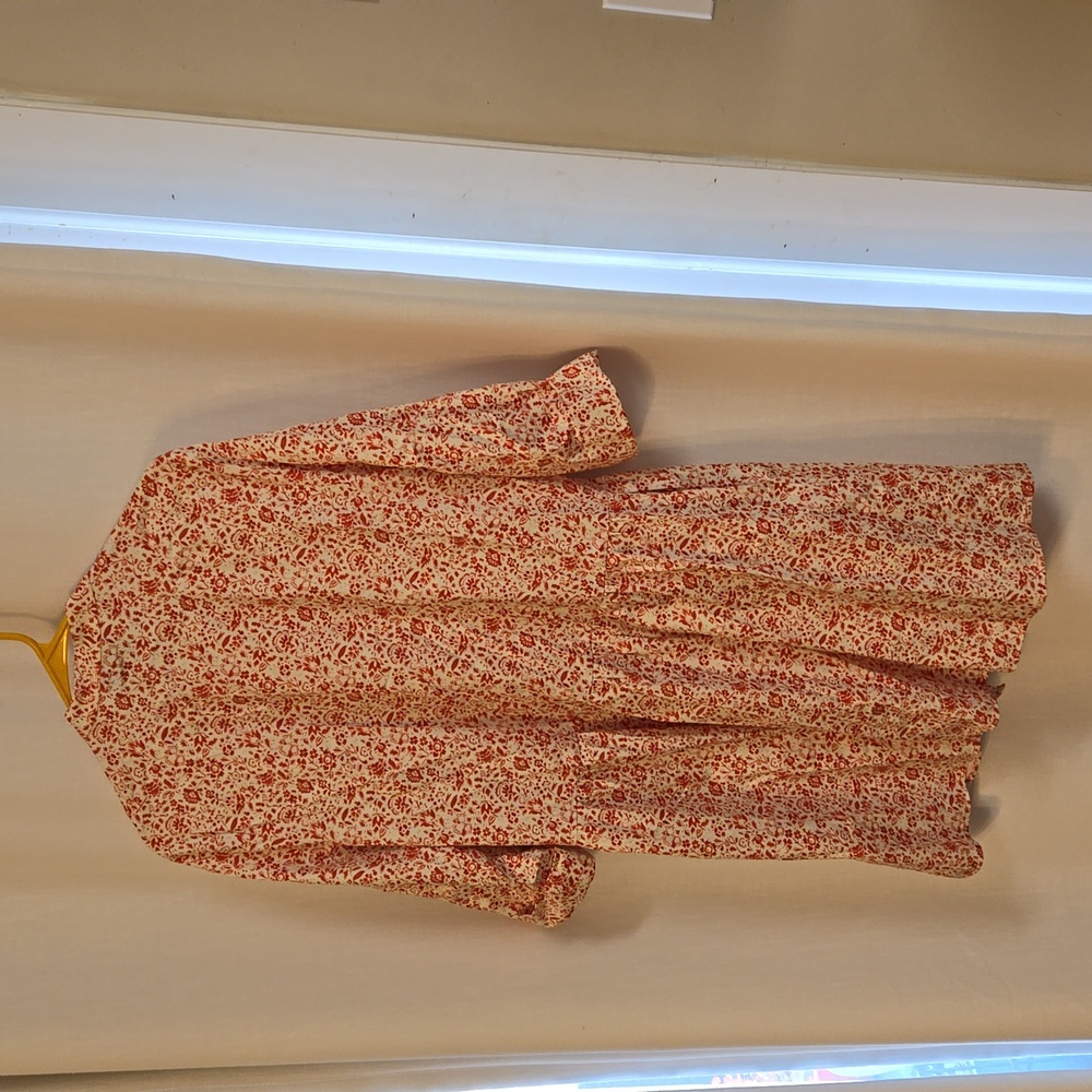Tuckernuck White and Red Floral Midi Dress - Picture 3 of 5